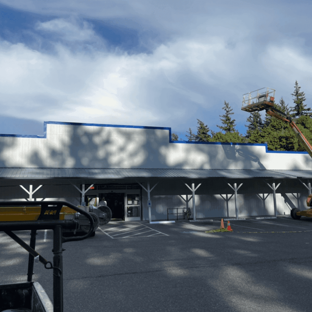 Weather-resistant paint.