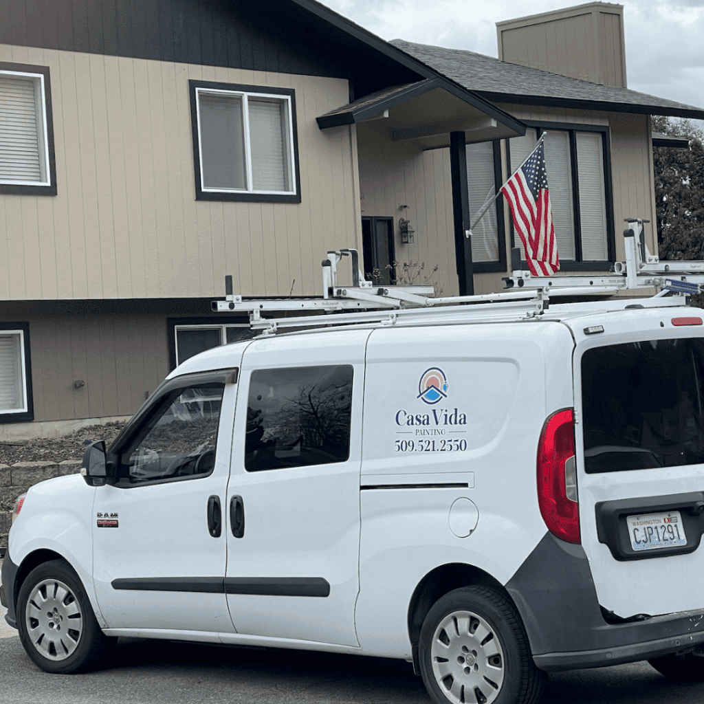 House renovation with paint.