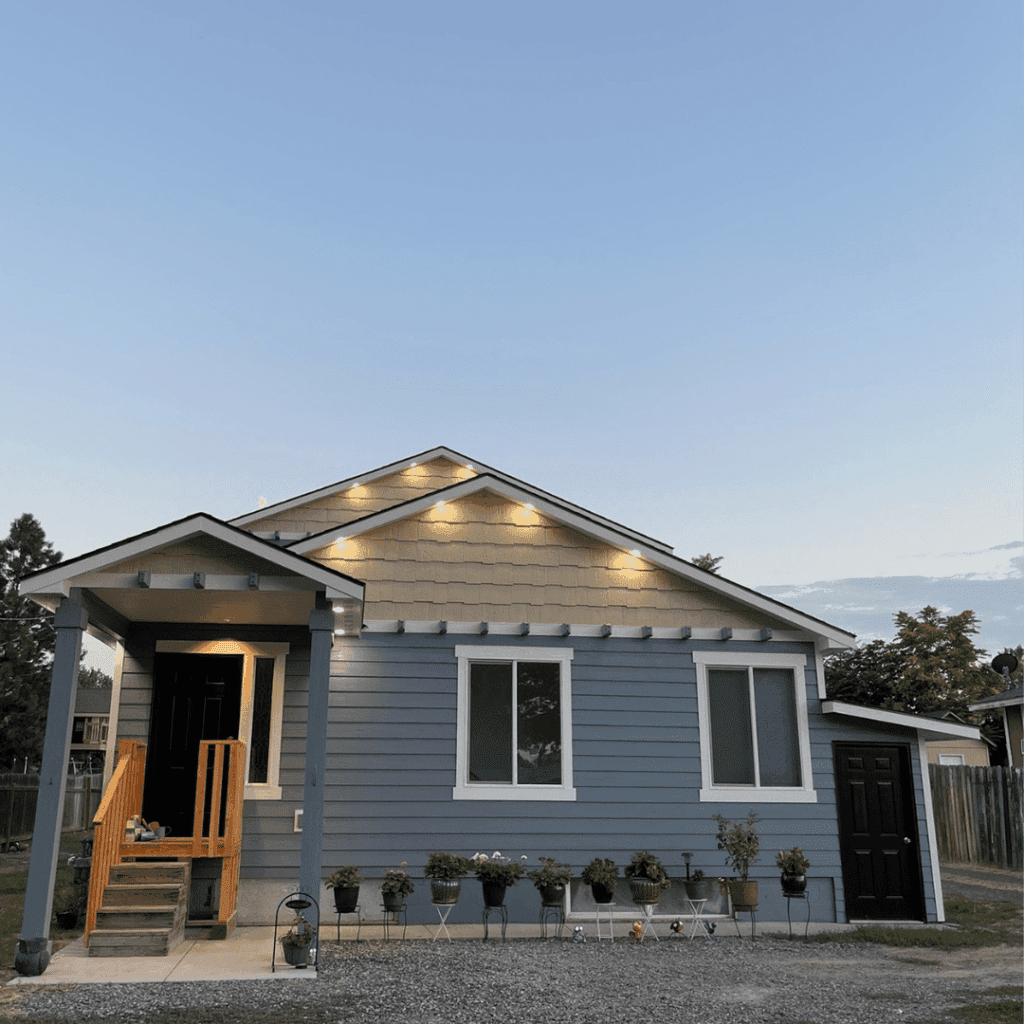 Professional house painting.